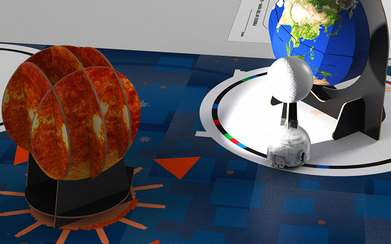 Ozobot STEAM sada: Ozobot zkoumá Slunce, Zemi a Měsíc