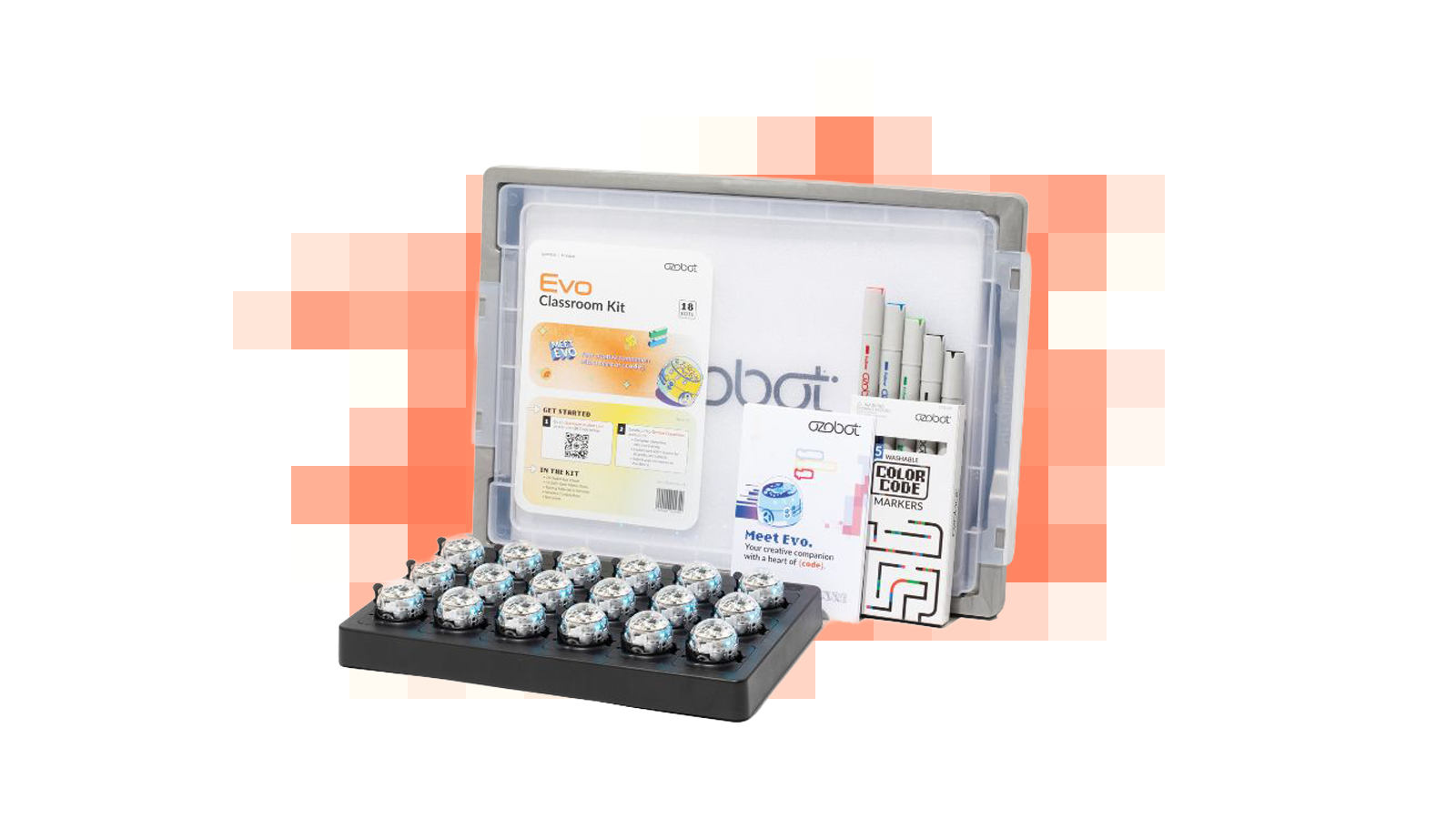 Ozobot Evo školní sada, 18 ks